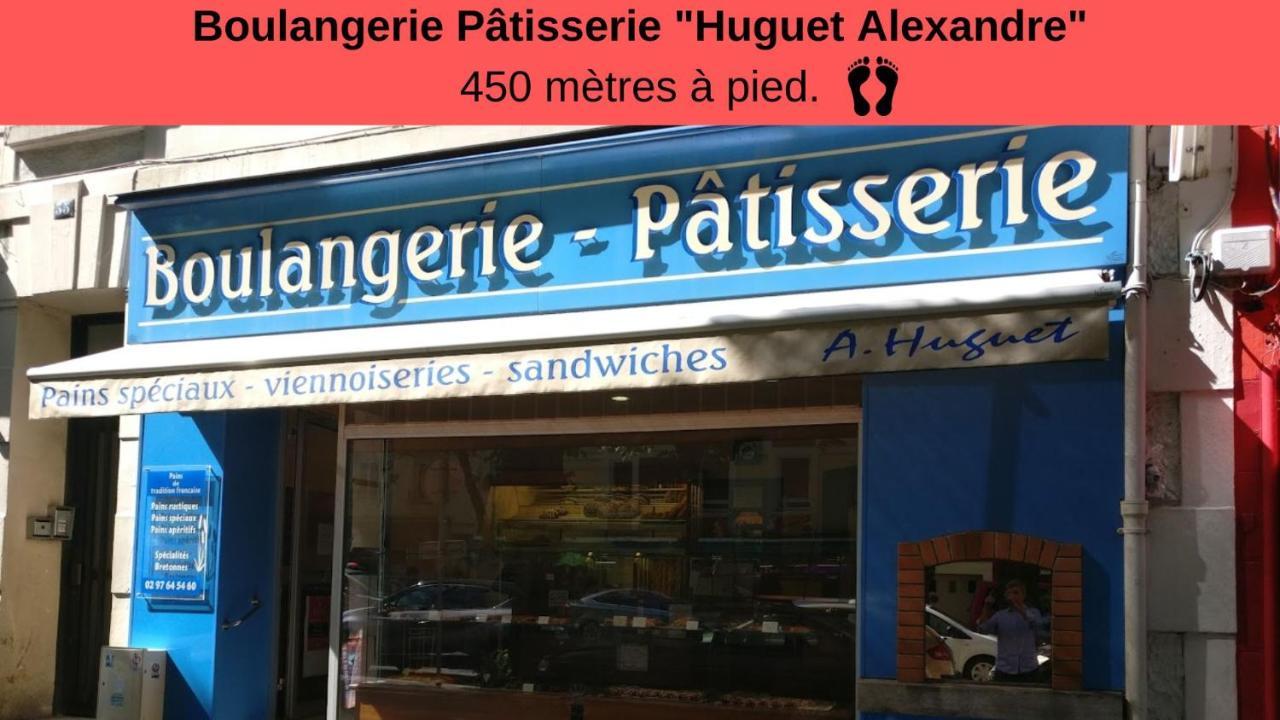 Centre Ville - Lumineux - Fibre Internet Haut Debit - Route Des Plages ロリアン エクステリア 写真
